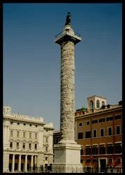 Vue de la colonne de Trajan, 113 après J.-C.